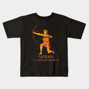 Goddess of the hunt - Artemis Kids T-Shirt